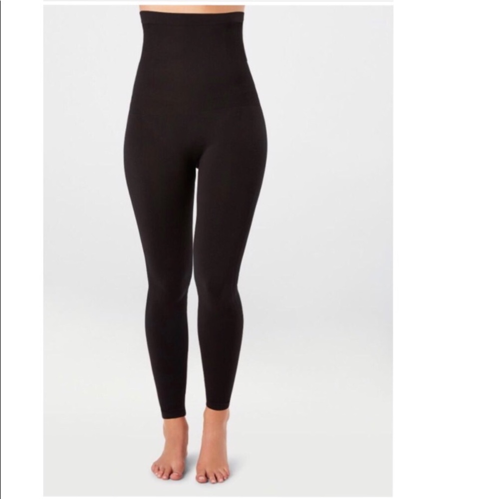 SPANX Look at me Now black seamless leggings, XL
